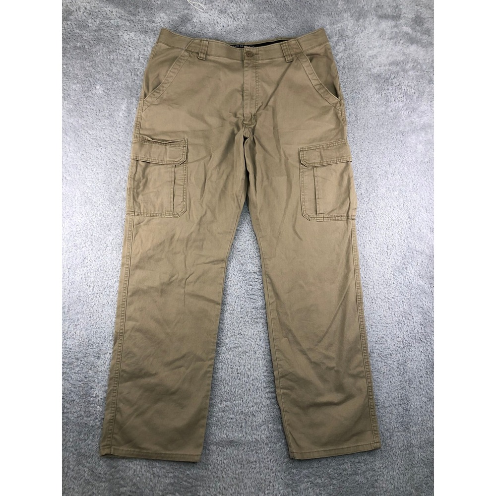 Wrangler ATG Cargo Pants Men 36x32 Tan All Terrain Gear Outdoor